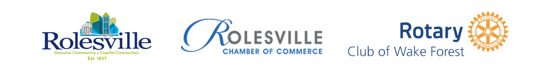Town of Rolesville · Rolesville Chamber of Commerce · Rotary Club of Wake Forest